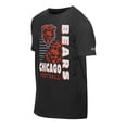 thumbnail image 2 of Men's New Era Black Chicago Bears Enzyme Washed Oversized T-Shirt, 2 of 5