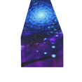 thumbnail image 3 of MKHERT Magical Glowing Mandala Table Runner for Office Kitchen Dining Room Wedding Party 16x72 inch, 3 of 4