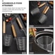 thumbnail image 3 of 2pcs Stainless Steel Noddles Drainer Spoon Practical Kitchen Pasta Colander Fine Mesh Design Filter Spoon, 3 of 4
