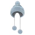 thumbnail image 2 of Gustave Women Winter Beanie Hats Fluffy Knit Faux Fur Pom Poms Hat Warm Thick Fleece Lined Skull Cap Cover Ear Beanies Earflaps Ski Snow Hats "Gray", 2 of 8