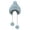 Gray, variant on Winter Skull Beanie Hat Women Faux Fur Knit Warm Soft Ski Cap Fleece Ear Flaps for Daily Wear (White)