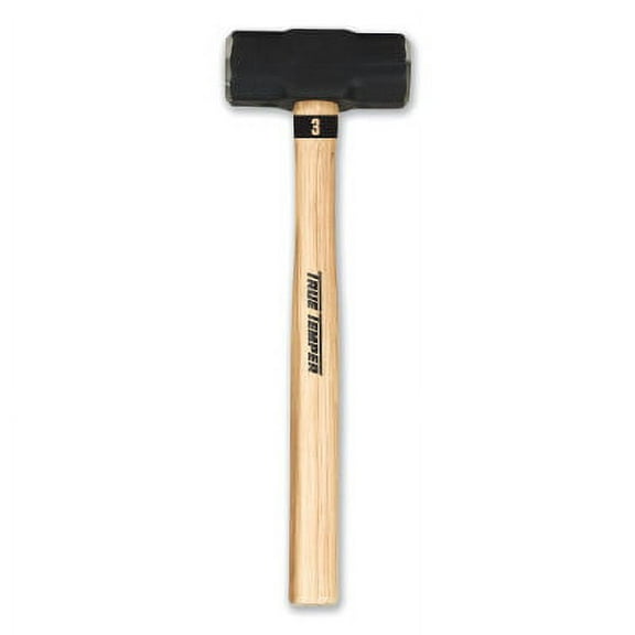 True Temper 027-20184300 16 in. Toughstrike American Hickory Engineer Hammer - 3 lbs