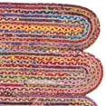 thumbnail image 5 of SAFAVIEH Cape Cod Nowell Striped Braided Area Rug, 4' x 6', Red/Multi, 5 of 7