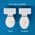 thumbnail image 6 of Brondell Bidet Toilet Seat Non-Electric Ecoseat, Fits Elongated Toilets, White - Dual Nozzle System, Ambient Water Temperature - Easy Installation, Elongated Size, 6 of 10
