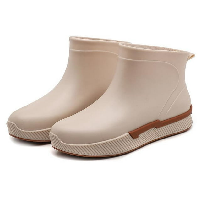 Egmy Adult Women's Rain Boots Outdoor Waterproof Short-tube Rubber ...