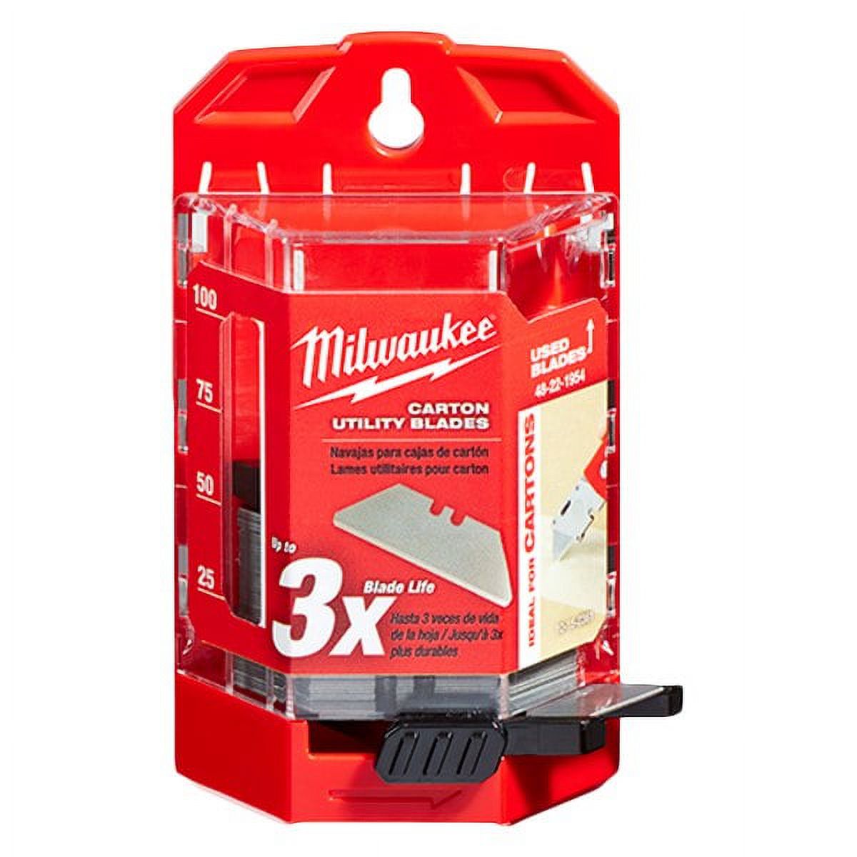 Milwaukee 48-22-1954 - 50 Pack Carton Utility Knife Blades