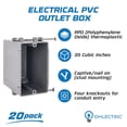 thumbnail image 2 of Caja eléctrica OHLECTRIC de 1 módulo, 20 pulgadas cúbicas, PVC, 2 of 7