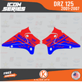 thumbnail image 2 of Kalair GFX Graphics Kit for Suzuki DRZ125 (2001-2007) Icon Series, 2 of 5