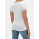 thumbnail image 3 of Camiseta Shirt GAP Favorite para mujer, blanca, talla XXL, EE. UU., 3 of 5