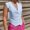 Light Blue, variant on Amzcrzy Womens Vest Dressy Casual V-Neck Button-Down Lined Suit Jacket Waistcoat Versatile Vests