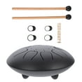 thumbnail image 1 of 1 Ensemble Tambour Ethérique Pratique 8 Tons Enfants Adultes Portable 6 Pouces, 1 of 8