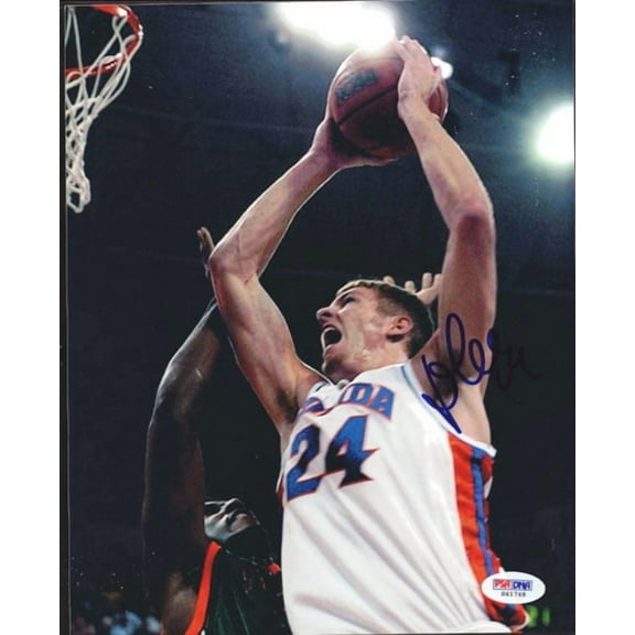 David Lee Autographed 8x10 Photo Florida Gators PSA/DNA #S41748