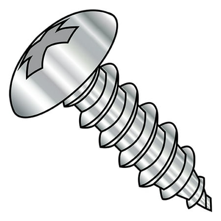 

6-20X1/2 Phillips Full Contour Truss Self Tap Screw Type A B Full Thread 410 Stainless Steel (Pack Qty 5 000) BC-0608ABPT410