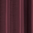 thumbnail image 6 of (2 pack) Mainstays Textured Faux Silk Light Filtering Grommet Curtain Panel, Set of 2, Burgundy, 37” W x 63” L, 6 of 6