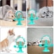 thumbnail image 5 of Juguetes para gatos de interior, juguete interactivo para gatos, dispensador de comida para gatos, juguete giratorio con forma de molino de viento, regalo para gatos (azul), 5 of 5
