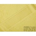 thumbnail image 2 of MALLONI HOME Ultra Soft 3 Pack Cotton Towel Set, Contains a Bath Towel 28x55 inch, a Hand Towel 16x24 inch & a Wash Coth 12x12 inch, Ideal Everyday use, Compact & Lightweight - Lime Yellow, 2 of 6