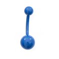 thumbnail image 1 of Navel Ring with Colorful Basic Design Pack of two 14g, 1 of 8