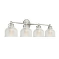 thumbnail image 5 of Trade Winds Lighting 4-Light Bathroom Vanity Light In Brushed Nickel, 5 of 6