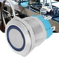 thumbnail image 2 of Push Button Switch, LED Push Button Door Lock, Stainless Steel For DIY Electromagnetic Starters Contactors Industrial Components Supplies, 2 of 8