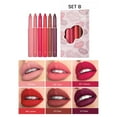 thumbnail image 2 of 6PCS Crayon Matte Lip Liner Set,Long Lasting Waterproof Natural Crayon Lipstick Pack Set for Women,Moisture Smooth Color Stick Ultimate Lip Crayon for Makeup, 2 of 4