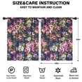 thumbnail image 2 of Blackout Kids Curtains,Pioneer Flower Floral Print Pattern Childrens Insulated Curtains Set Of 2,Bedroom Essentials,Toddler Room Decor 42"x54", 2 of 5