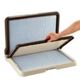 thumbnail image 4 of Richell Paw Trax High Wall Potty Pad Tray - Brown, 4 of 5