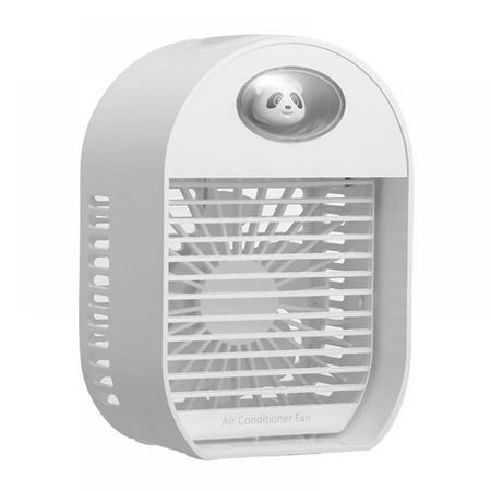

Altsales Desktop Cold Fan Mini Cute Panda Pet Spray Air Fan Portable USB ReChargable Air Conditioning Fan