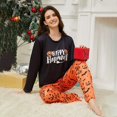 thumbnail image 4 of Pajamas 2 PC Set Halloween Flannel Pajama Long Sleeve Top With Pants Comfy Sleepwear Loungewear For Fall Winter Season, 4 of 9