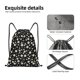 thumbnail image 4 of Fotbe Daisy Bolsa Mochila con Cordón Estampada, Bolsa de Gimnasio Deportiva, Bolsa Cinch, Bolsa con Cordón para Hombres y Mujeres-Small, 4 of 6