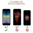 thumbnail image 2 of JETech Silicone Case for iPhone SE 3/2 (2022/2020 Edition), 4.7-Inch, Silky-Soft Touch Full-Body Protective Phone Case, Shockproof Cover with Microfiber Lining (Flash), 2 of 7