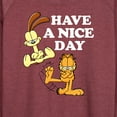 thumbnail image 3 of Garfield - Have A Nice Day - Women's Lightweight French Terry Long Sleeve Shirt, 3 of 5