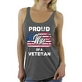 thumbnail image 1 of Awkward Styles Proud Wife of a Veteran Women Racerback Tank Top American Flag 4th of July Wife Shirt Superhero USA Veteran Racerback Tank for Wife Free to Be Me Proud Wife Racerback Top, 1 of 4