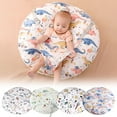 thumbnail image 1 of Fiudx Cojín de Lactancia, Diseño Inclinado de 15°, Almohada de Textura Suave, Funda Extraíble, Soporte Multifuncional para Bebé, Alimentación Cómoda, Fácil de Limpiar, Soporte Ergonómico, 1 Juego, 1 of 4