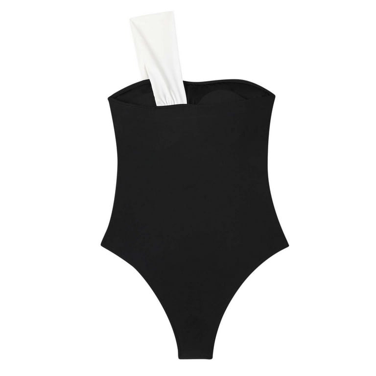 SHEKINI Women's Strappy Halter Bikini Set Floral Printed Two Piece Swimsuits Ruched Bathing, Black-b, X-Small