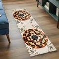 thumbnail image 3 of 2'x6' Rug Runners for Hallways Kitchen, Boho Ethnic Non Slip Entryway Beside Floor Carpet Runner, Modern Abstract Geometric Art Washable Laundry Room Bedroom Throw Rugs Mat for Family Pet, 3 of 8