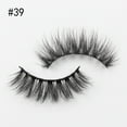 thumbnail image 6 of Grofry 1Pair Full Strip False Lashes Long Lasting Smudge-proof Cosmetic Natural Look Mink Flase Lashes for Girl 34, 6 of 8