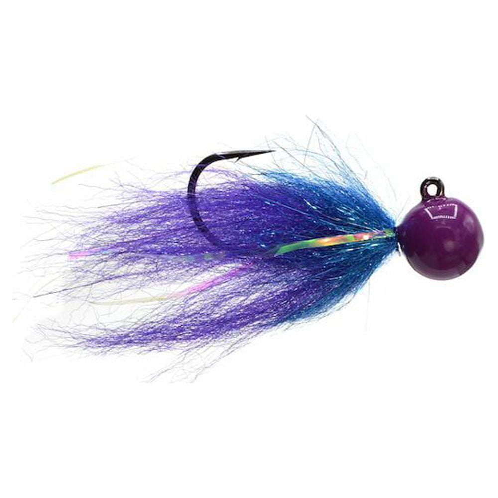 (2 pack) Mustad Tailout Twitcher Jig, 1/2oz, Chartruese-Anadro Blue-Green Machine