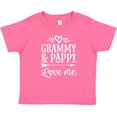 thumbnail image 3 of Inktastic Grammy and Pappy Love Me Girls Granddaughter Girls Baby T-Shirt, 3 of 5