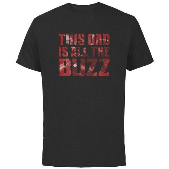 Marvel Ant-Man This Dad is All The Buzz Father's Day - Short Sleeve Cotton T-Shirt for Adults - Customized-Black