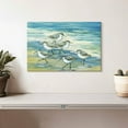 thumbnail image 2 of Elephant Stock Surfside Sandpipers Wall Art - Horizontal Canvas Wall Art - Living Room Wall Decor - Animal Canvas - Yellow And Blue Decor By Paul Brent - 12" x 8", 2 of 8