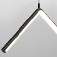 thumbnail image 3 of Lámpara colgante lineal con forma de onda LED, ahorro de energía para cocina y comedor, 3 of 9