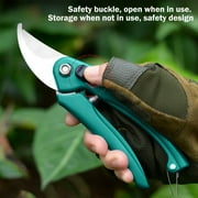 Bypass Pruning Shears Rust-Resistant Stainless Steel Shears Garden Pruners for Deadheading, Harvesting, Non-Slip Grips