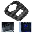 thumbnail image 3 of Lighter Trim, Carbon Fiber Color Stylish  Lighter Cover Self Adhesive  For Modification, 3 of 8