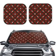 thumbnail image 2 of Fotbe Christmas With Character 2-Piece Car Windshield Sun Shade | Sun Blocker for Car Windshield | Foldable Automotive Interior Accessories for Sun Protection-Small, 2 of 7