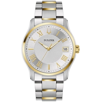 Bulova Two-Tone Gold and Silver Bracelet Watch with Cream Dial Watches for every kind of lineup. Consider these your Bulova  main image 4