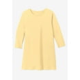 thumbnail image 4 of Woman Within Plus Size Perfect Three-Quarter Sleeve Crewneck Tunic, 4 of 5