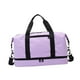 thumbnail image 3 of Mini bolsa de lona para gimnasio, ligera, con correa ajustable para el hombro, para debajo del asiento. Violeta, 3 of 9