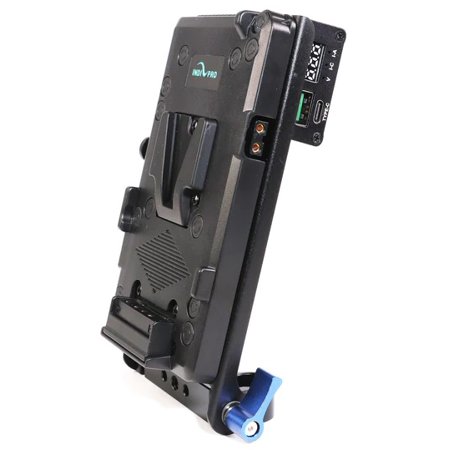 UPC: 0665415693157 | IndiPRO Tools V-Mount Battery Adapter Plate to Type-C USB Converter w/ 15mm Rod System
