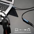 thumbnail image 2 of Adaptador de auriculares MillSo de 6,35 mm hembra a 3,5 mm macho, cable de 2 m, 2 of 8