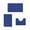 Blue-782, variant on Bath Mat 3-piece Set, Foam Bathroom Rugs with Non-slip Backing, Ultra Soft & Absorbent Machine Washable Mats for Bath, Shower, and Toilet Floor Use,Vsgery